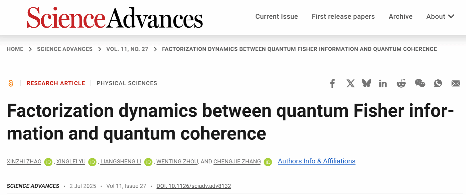 成人av
张成杰教授科研团队在《Science Advances》发表重要研究成果